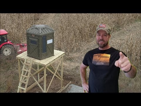Terrain archer hunting blind review and set up Kapper Outdoors