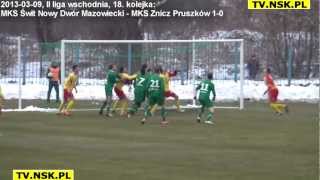 preview picture of video 'tv.nsk.pl 2013-03-09 MKS Świt Nowy Dwór Mazowiecki - MKS Znicz Pruszków 1-3 (1-0) 1 połowa'
