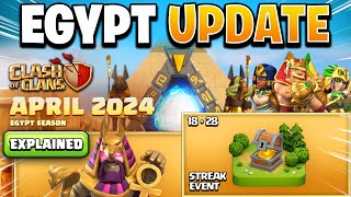 April 2024 Egypt Update & Events Calendar Explained (Clash of Clans)