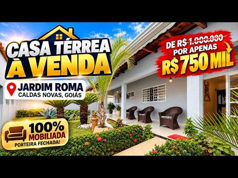 Casa 100% mobiliada de R$ 1 milhão por R$ 750 mil! 🔥 Porteira fechada!