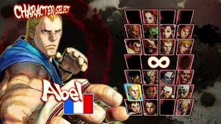 Street Fighter IV - Abel Arcade Mode + Unlocking Fei Long