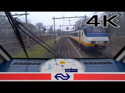 Where are we? 4K CABVIEW HOLLAND Amsterdam Muiderpoort - Amersfoort SLT 5feb 2019 On screen map