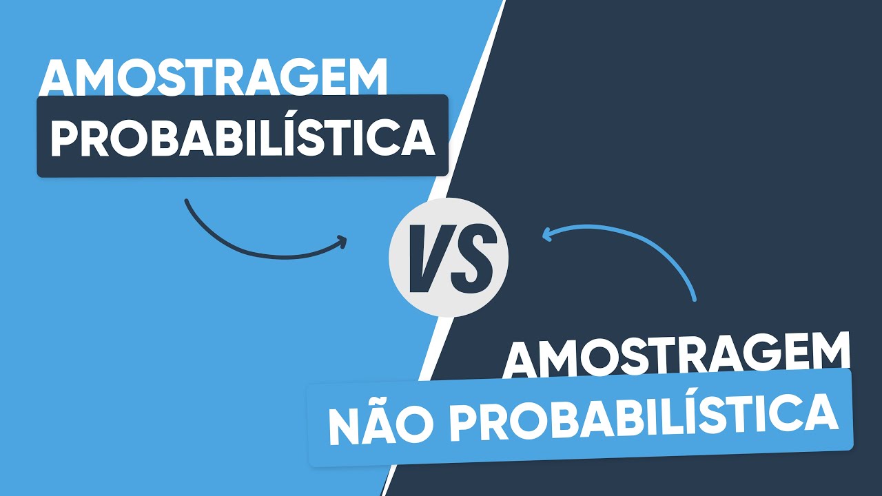 Amostragem probabilística versus não probabilística