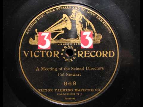 Thumbnail for A MEETING OF THE SCHOOL DIRECTORS by Cal Stewart 1906 by Stew