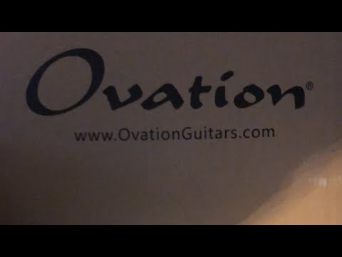 Live! Unboxing Ovation Elite Celebrity Super Shallow- Regal to Natural Acoustic/Electric Guitar