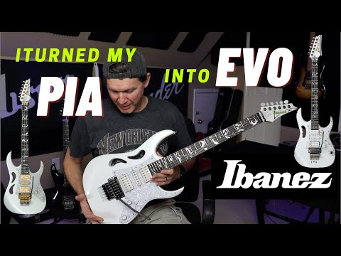 Ibanez PIA "MOD" I Turned my PIA into a Modern EVO