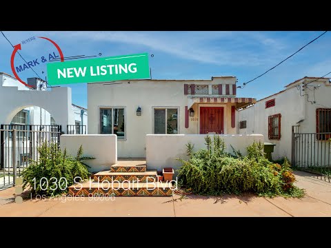 Beautiful Spanish Home for Sale in Koreatown: 1030 S Hobart Blvd, Los Angeles CA 90006