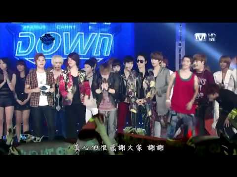 HD 110811 Super Junior - Mr. Simple  第一周第一Winner @ M!Countdown [繁體字幕]