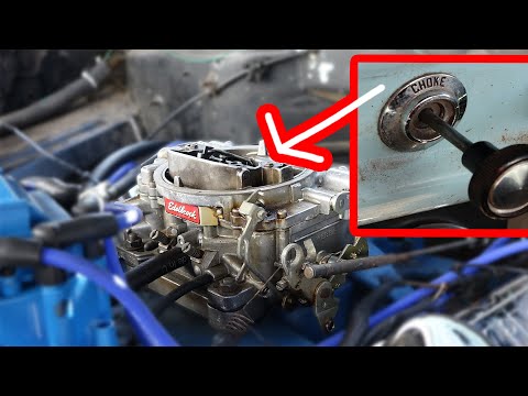 Installing A Manual Choke for an Edelbrock 1406 Carburetor on a 68 Ford F350