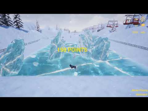 Endless Ski Gameplay (PC Game)