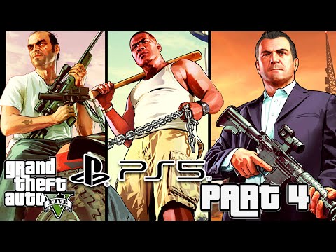PS5 Grand Theft Auto V Walkthrough Full Game PART 4 Play Station 5(GTA 5)