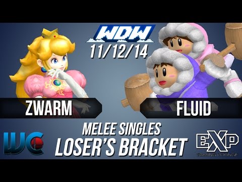 WDW 11/12/14 - Zwarm (Peach) vs. Fluid (ICs) Melee Loser's Bracket