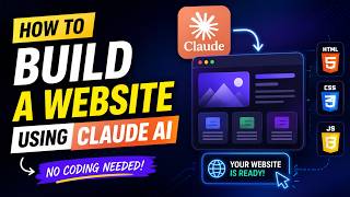How to use claude ai to build a website (No Coding Needed!)