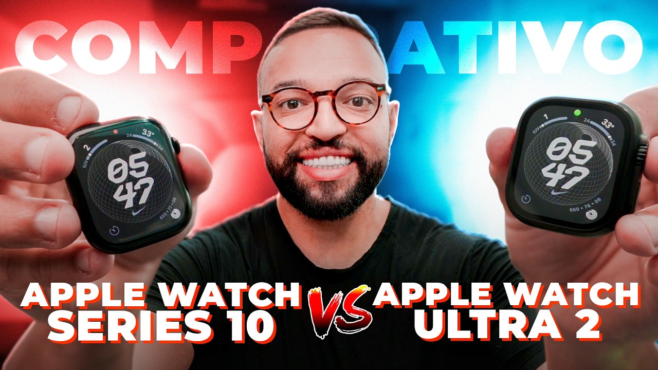 Apple Watch Ultra 2 vs Apple Watch Series 10 | COMPARATIVO completo!