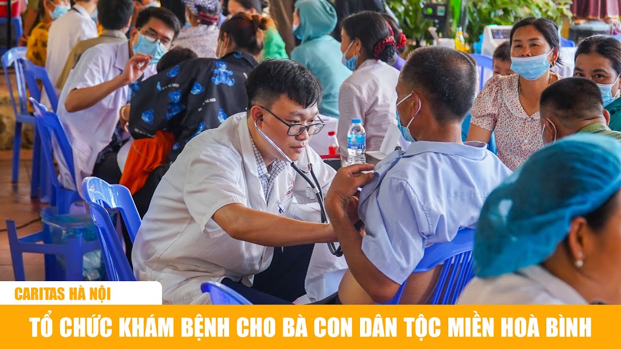 Caritas Hà Nội tổ chức khám bệnh cho bà con dân tộc miền Hòa Bình