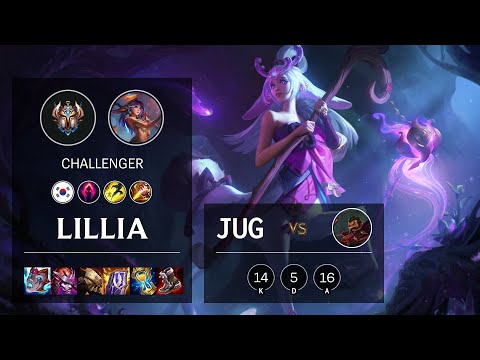 Lillia Jungle vs Graves - KR Challenger Patch 10.25b
