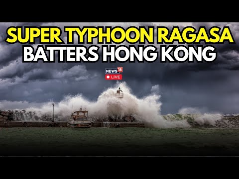 Typhoon Ragasa LIVE: Heavy Rain, Winds Hit Hong Kong as Super Typhoon Ragasa Approaches