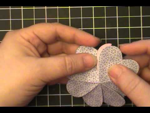 Punch Art Flower with Stampin' Up!'s Full Heart Punch w/Dawn O