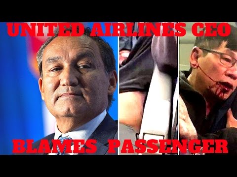 Redneck rant United Airlines CEO Oscar Munoz say its passenger's fault!!!