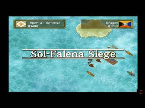 Suikoden 5 Walkthrough Part 98 - Chapter 6 - Sol-Falena Siege (Army Battle)
