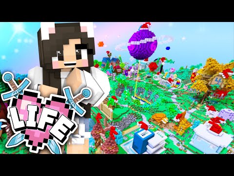 💙PRANKING Spawn + Decorating My House! Minecraft X Life Ep.32