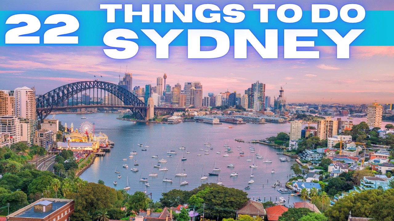 Best Things To Do in Sydney Australia 4K