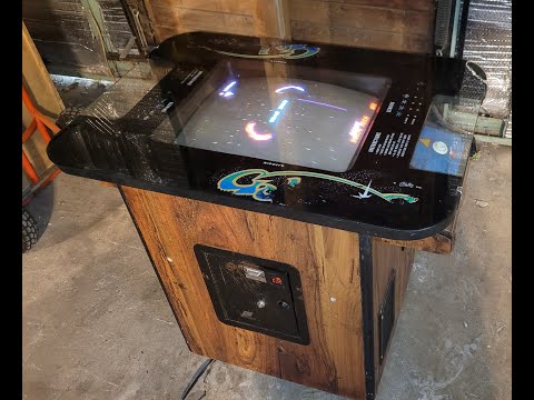 Galaga cocktail arcade machine quick play test