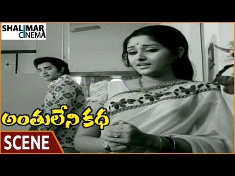 Anthuleni Katha Movie || Jayaprada Emotional Scene With Prasad Babu || Rajinikanth || Shalimarcinema