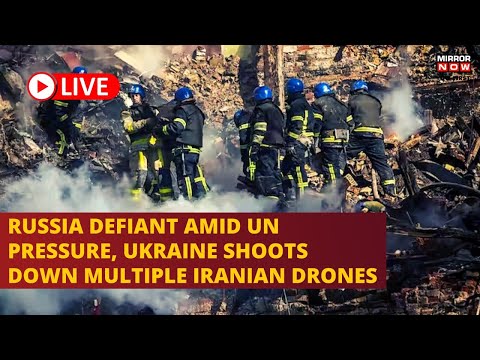 Ukraine War Live | Russia Bombs 3 Power Plants In Ukraine, Kyiv Shoots Down Multiple Iranian Drones