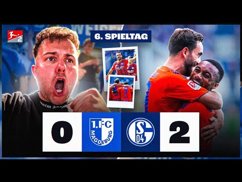 YEEEEESSSSS!! 💙 Incredible away support 🔥 1. FC Magdeburg vs Schalke 04 STADIUM VLOG 🏟