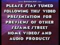 SESAME STREET ELMOPALOOZA 1998 VHS