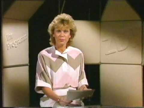 ZDF Progammansage 1986 Studienprogramm Chemie