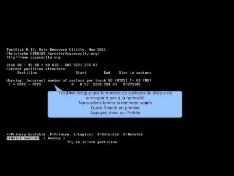 comment reparer chkdsk/f