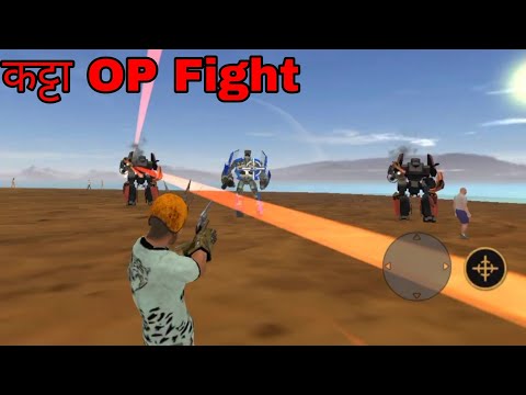 Magnum Pistol VS Robots Fight In Vegas Crime Simulator | who won?