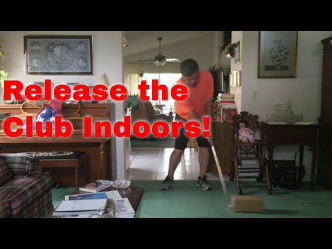 Indoor Golf Drills - The Impact "Push Resistance Impact" Drill