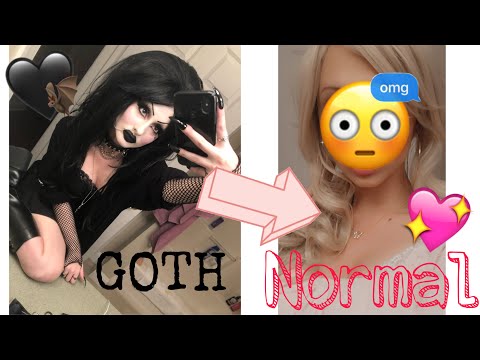 Goth to Normie Transformation! - Mamie Hades