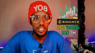 Make 10$ Per Hour on Binance Spot Trading for Beginners