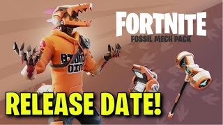 EXTINCTION CODE STARTER PACK RELEASE DATE! (How to Get the Fossil Mech Pack in Fortnite Season 4)