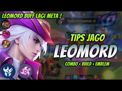 CARA MAIN LEOMORD BUFF ! BUILD & EMBLEM LEOMORD TERSAKIT 2026 ! | LEOMORD JUNGLER TERKUAT GAMEPLAY