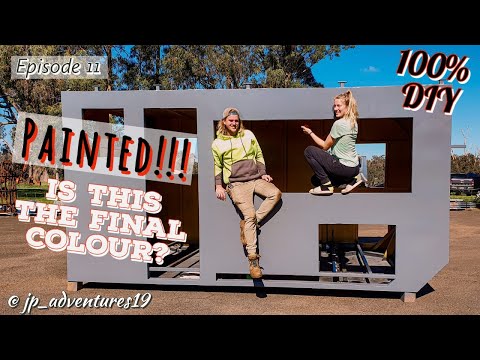 The DIY Camper Box gets PAINTED!!! - Converting Ex Army UNIMOG into EXPEDITION VEHICLE  (Eps. 11)
