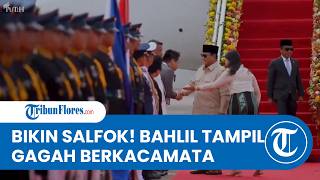 Penampakan Menteri Bahlil Lahadalia Tampil Gagah Berkacamata saat Presiden Prabowo Tiba di Filipina
