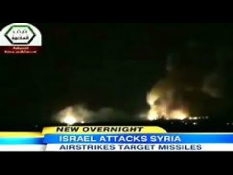 Breaking Overnight Israeli Airstrikes near Damascus Syria November 30 2018 News Video