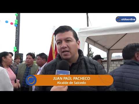 MUNICIPIO DE SALCEDO TRABAJA DE LA MANO CON LA PREFECTURA DE COTOPAXI