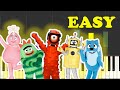 Yo Gabba Gabba All My Friends Are Different Piano Tutorial