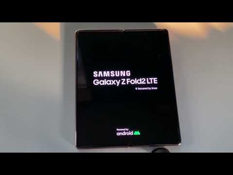 Samsung Galaxy Z Fold2 boot animation