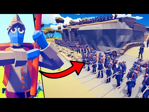 Epic Confederate Charge of CIVIL WAR Fort! - TABS New Map Creator Update!