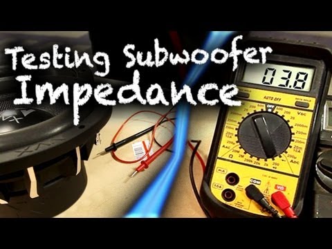 How to Test Subwoofer Impedance with Multimeter | Car Audio 101