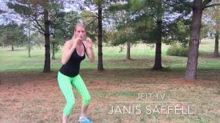 Jab Cross Squat Fat Blast Combo | Janis Saffell JFit.TV