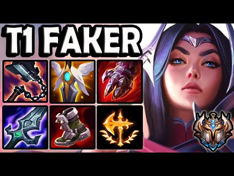 T1 Faker IRELIA vs ZED [ MID ] Patch 10.25 Ranked Korea ✅