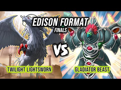Yu-Gi-Oh! Edison Format Finals: Twilight Lightsworn Vs Gladiator Beast